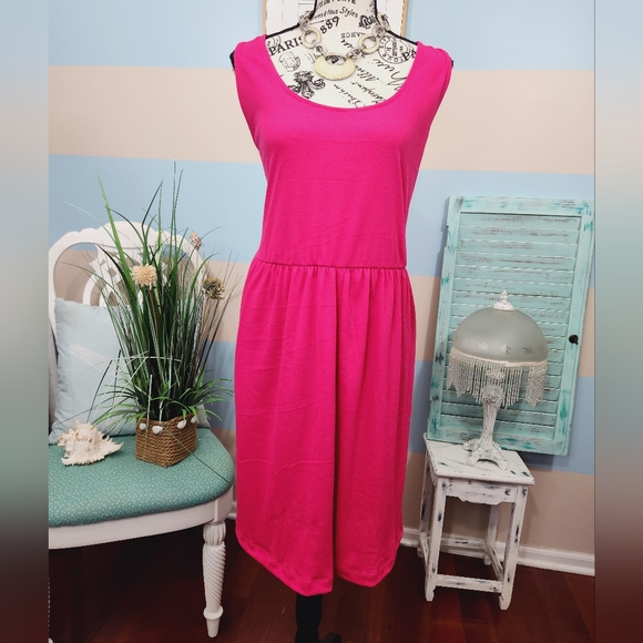 NWT Ava and Viv Plus Size Sleeveless Empire Waist Dress - Picture 3 of 9